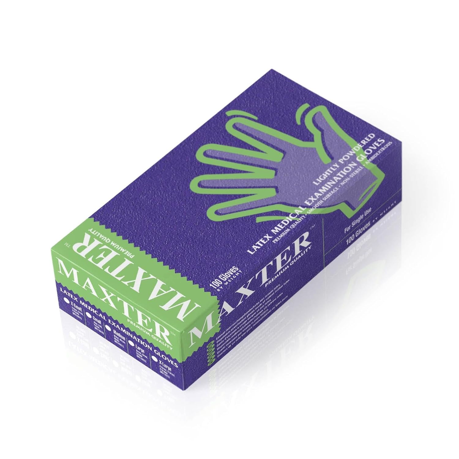 Gants latex jetables