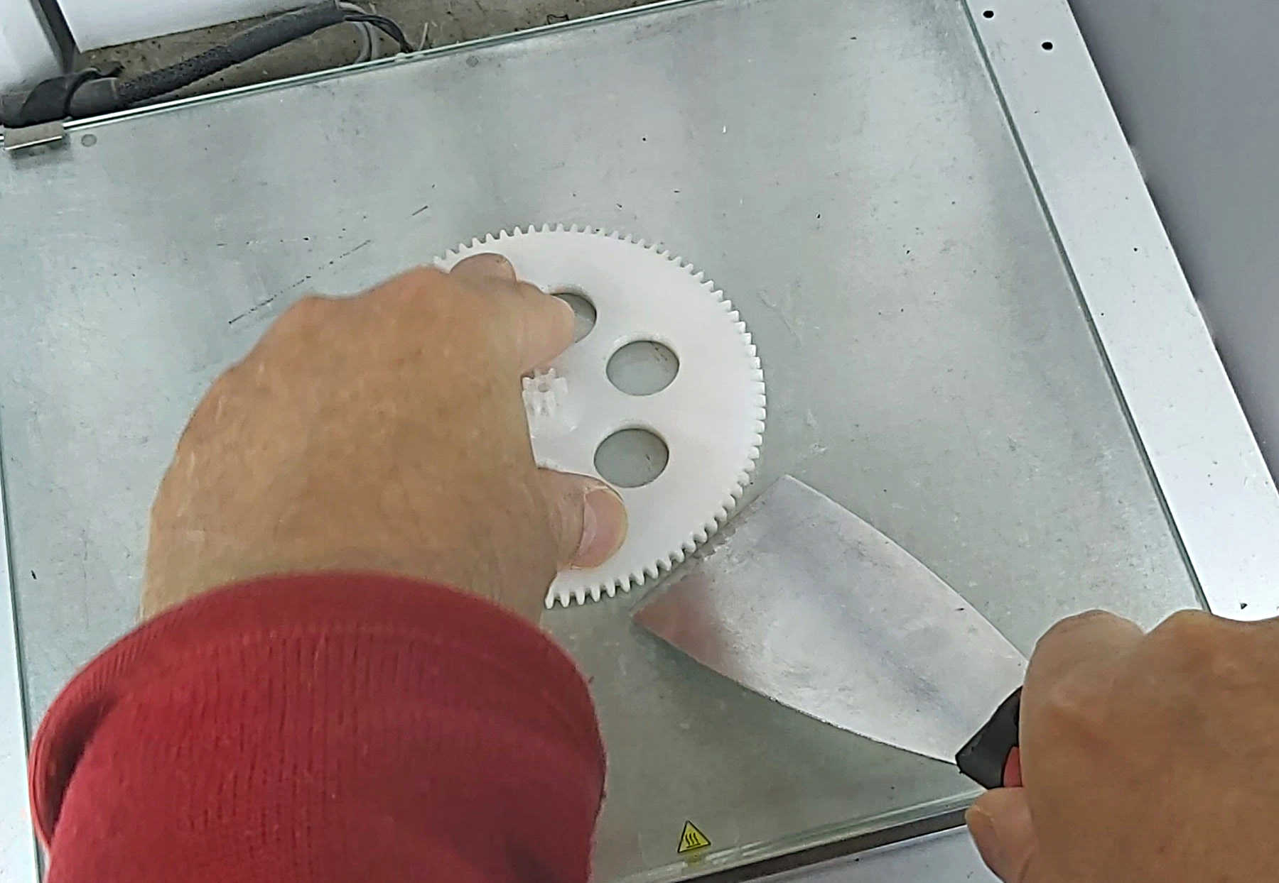 spatule inox