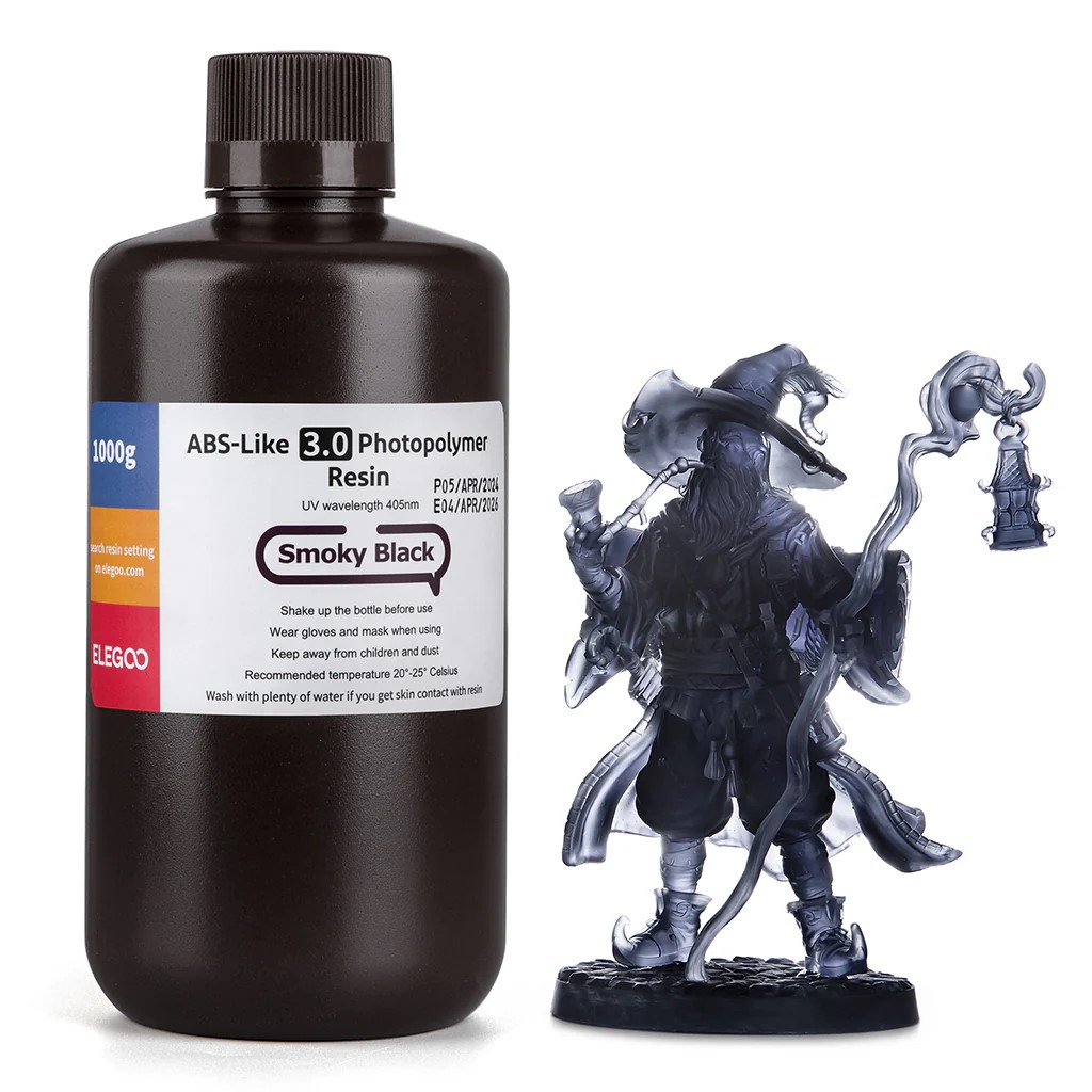 Résine ABS-like noir translucide 2