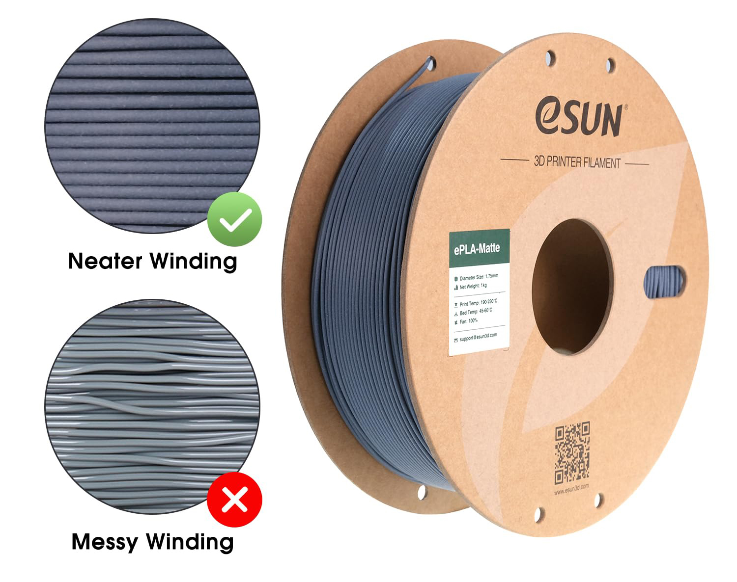 PLA-MAT esun gris