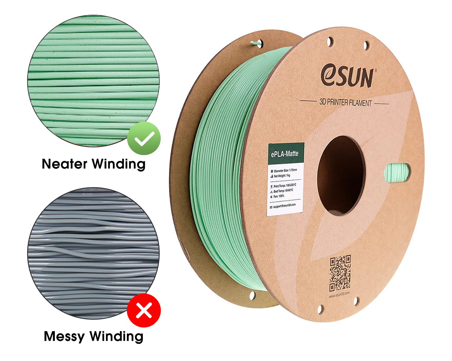 PLA-MAT esun vert menthe